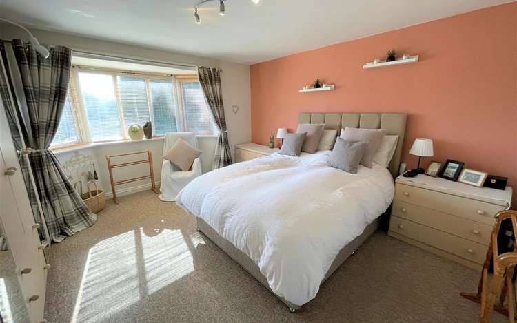 The Congleton home has two bathrooms, two gardens and multiple double bedrooms.