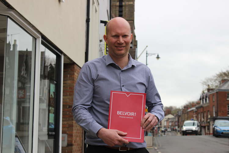 20 years after he came to school here, property expert James Whalley has opened an office in Congleton.
