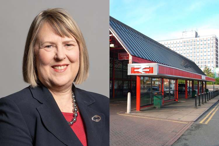 Congleton Fiona Bruce MP wants the Great British Railways HQ to be in Crewe. (Image - Richard Townshend / CC 3.0 Harry Mitchell Cropped and Spliced bit.ly/3NW0xAc)