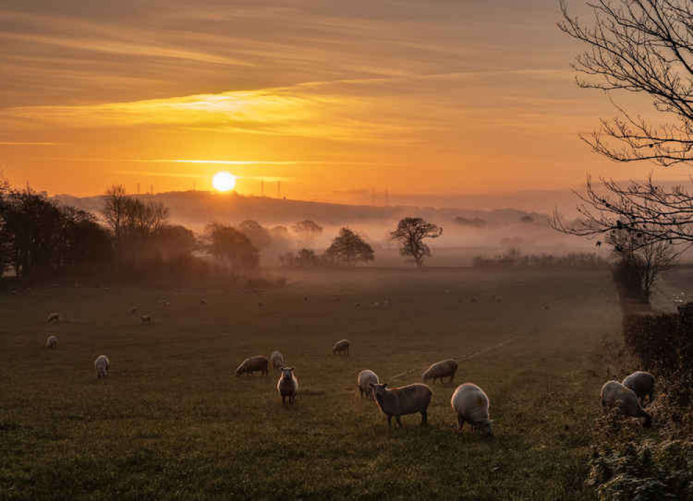 A largely dry morning in Cowbridge with some crisp December sunshine to kickstart the day (Image: Mike Baker)