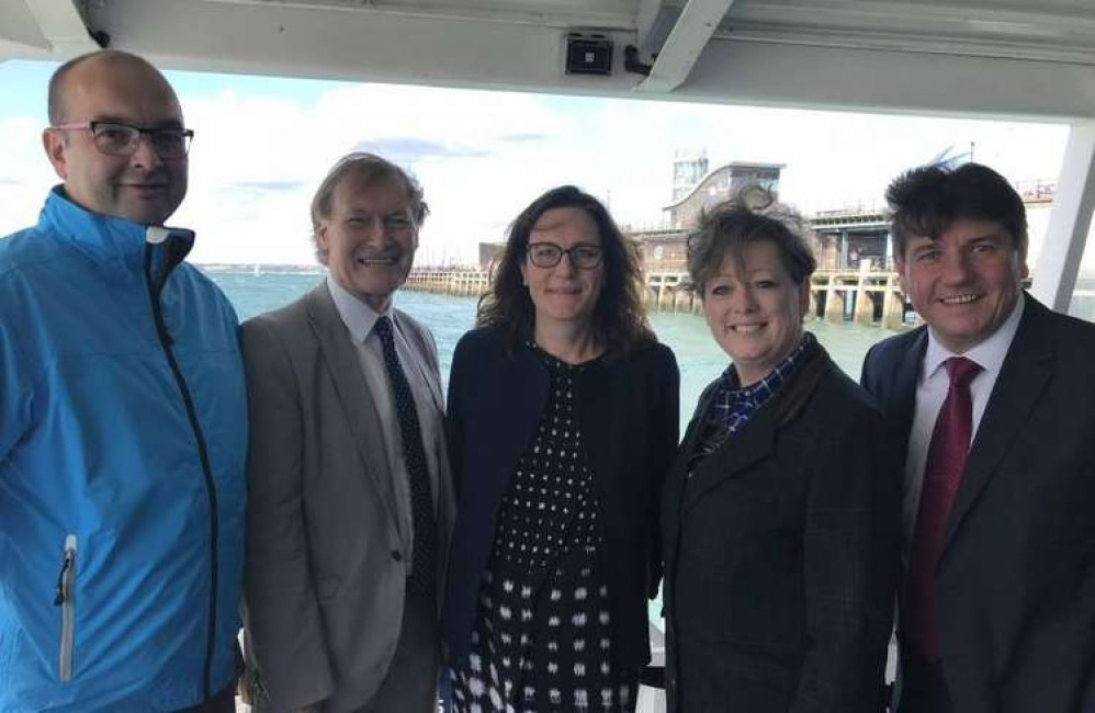 Stephen Metcalfe, right, with Sir David Amess (second from left) and parliamentary colleagues including Thurrock MP Jackie Doyle-Price.