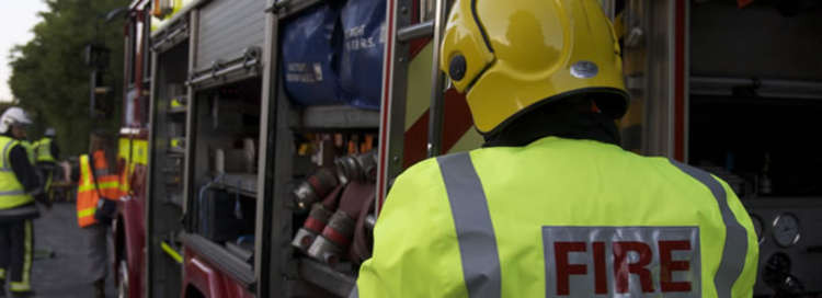 The incident involved a fire in a bathroom. Credit: Devon and Somerset Fire & Rescue Service