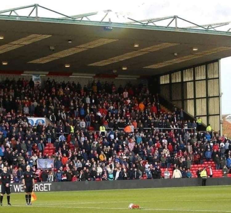 Bowers' impressive travelling support at Lincoln.