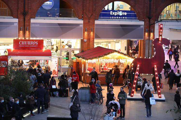 The Christmas Food Market will open in Town Square on 4 December. (Image: Ealing Broadway)