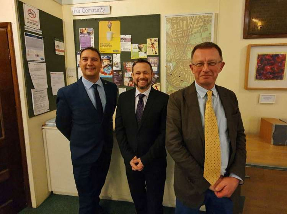 Southfield Councillors (Gary Busuttil, Gary Malcolm and Andrew Steed) who were re-selected