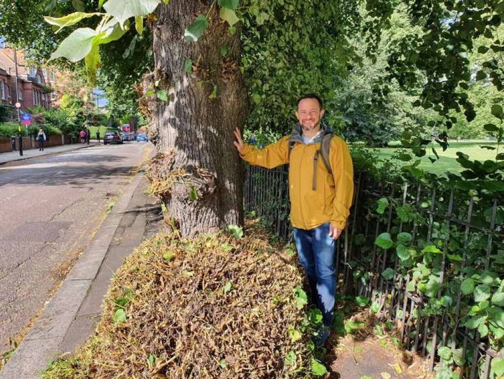 Councillor Gary Malcolm on Acton Lane