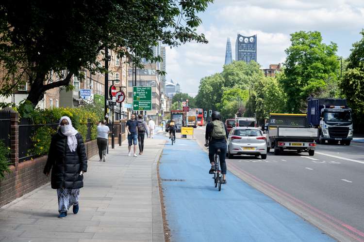 Cycling journeys during weekends in 2020 were regularly double those of 2019. (Image: Transport for London)