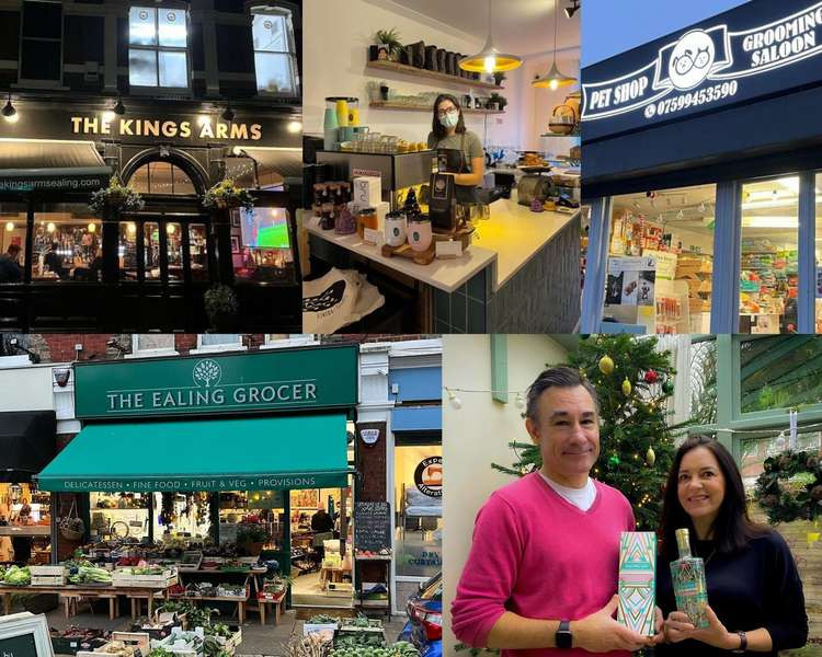 The '12 Days of Christmas' spotlighting Ealing businesses. (Images: Leslie & Co)