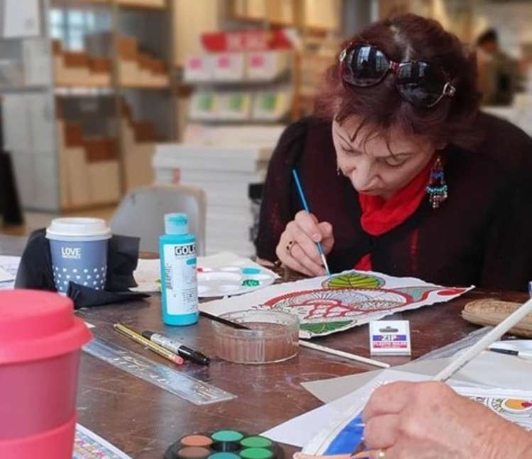 Madhubani Art classes. (Image: Open Ealing)