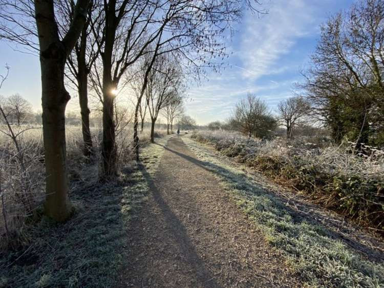 A frosty Perivale Park this January. (Image: Jane Fernley)