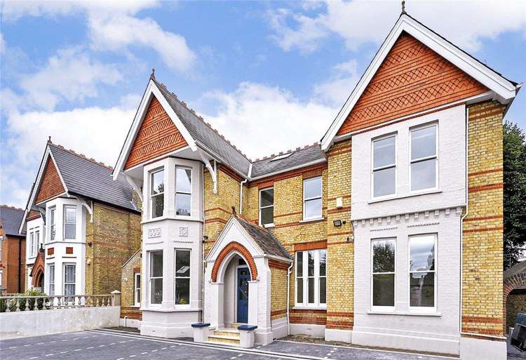 The property at Gunnersbury Avenue, Ealing Common, has a guide price of £575,000. (Image: Leslie & Co)