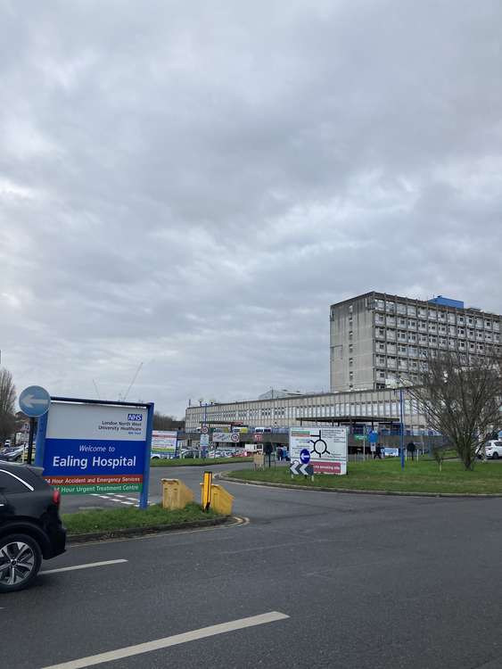 Ealing Hospital. (Image: Lisa Haseldine.)