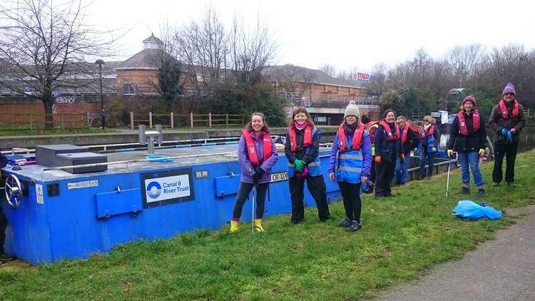 "It was a pleasure to admire the newly cleaned towpath from the deck of the barge." (Image: LAGER Can)