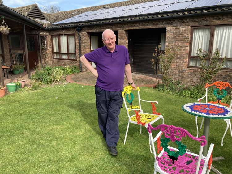Garden Court resident Bill Allison who says the council have ignored the home's requests to fix pressing maintenance issues (Image: Lisa Haseldine)