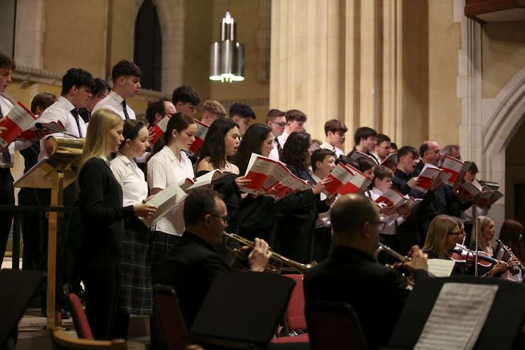 St Benedict's Consort Choir and Orchestra perform at the 120th Anniversary Concert (Image: St Benedict's School)