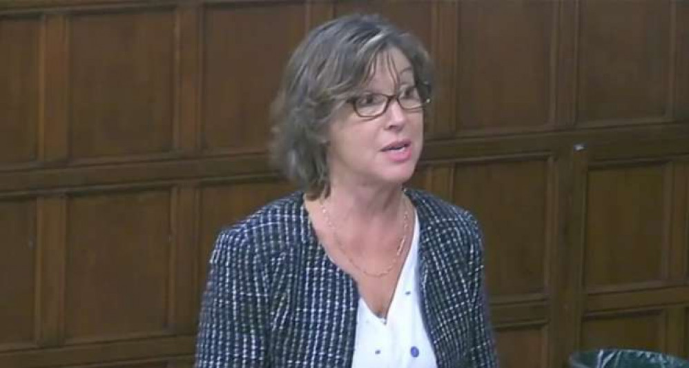 Taunton Deane MP Rebecca Pow During The Westminster Hall Debate On Sewage Discharges. CREDIT: Houses of Parliament. Free to use for all BBC wire partners