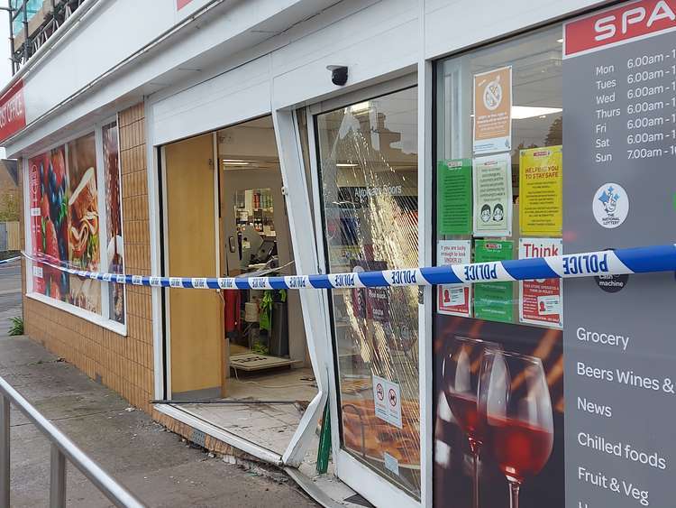 This was the Spar in Rodden Road earlier this week