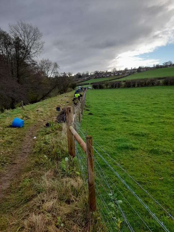 Undeterred the Frome volunteers were out