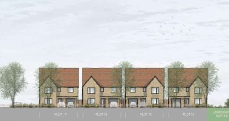 Artist's Impression Of 198 New Homes On Sandys Hill Lane In Frome. CREDIT: Curo. Free to use for all BBC wire partners.