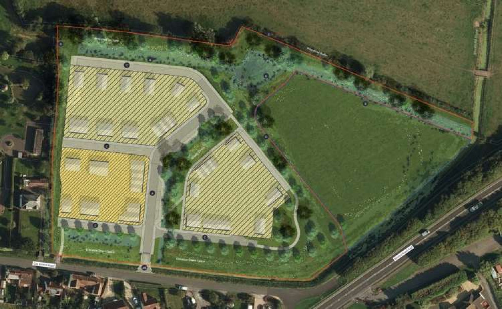 Masterplan For 40 Homes On Old Bristol Road In East Brent Clifton Emery Design 040121