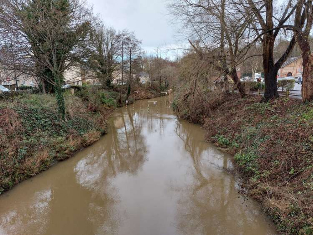 Not this section though - Frome River by The Westway earlier this week