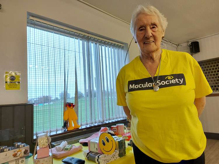 Pat Mason is the chair of the local Macular Group