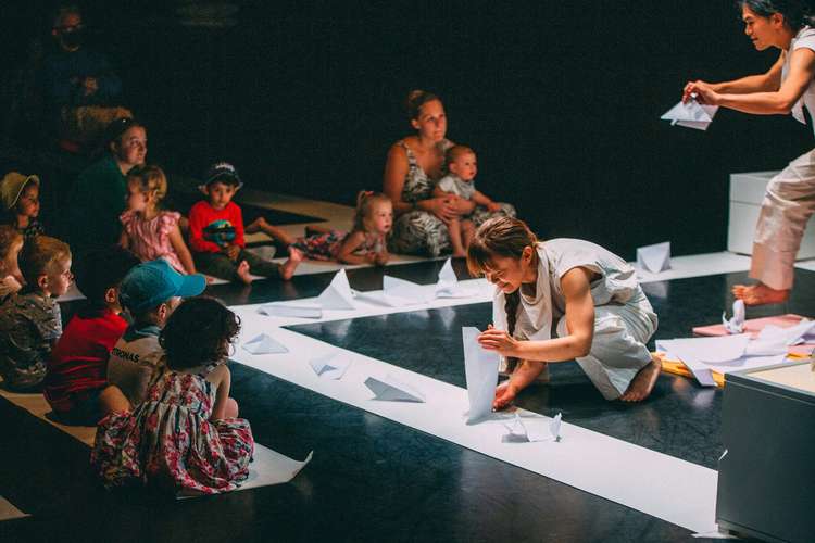 LIttle Big Dance's Club Origami for families; photo by Summer Dean