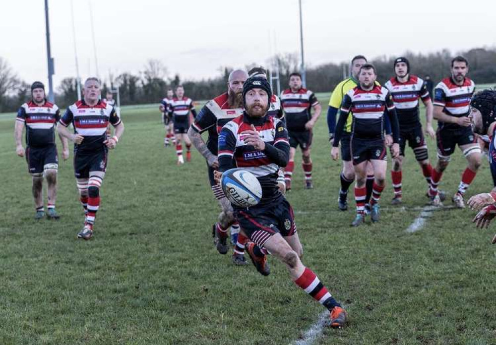 In action with Frome RFC