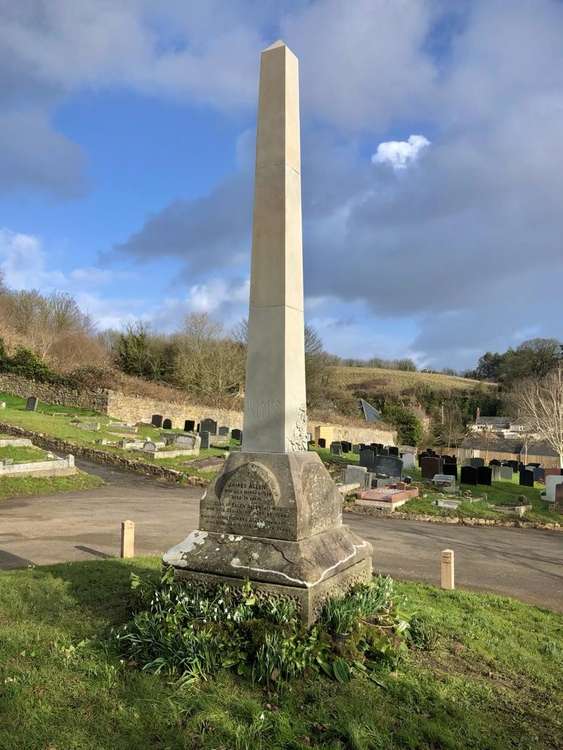 The memorial in Shepton Mallet