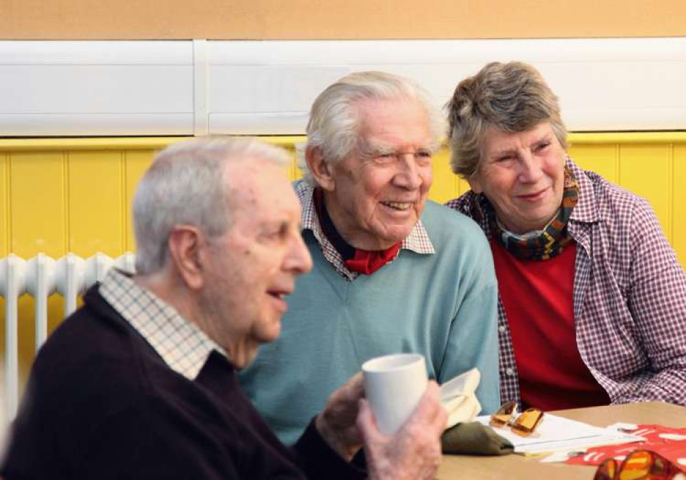 All smiles at a local Macular Society support group