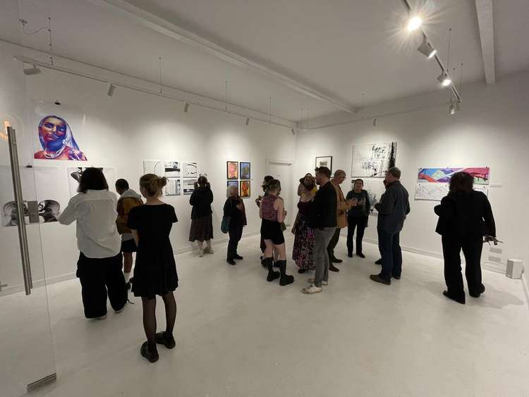 The opening evening saw lots in attendance