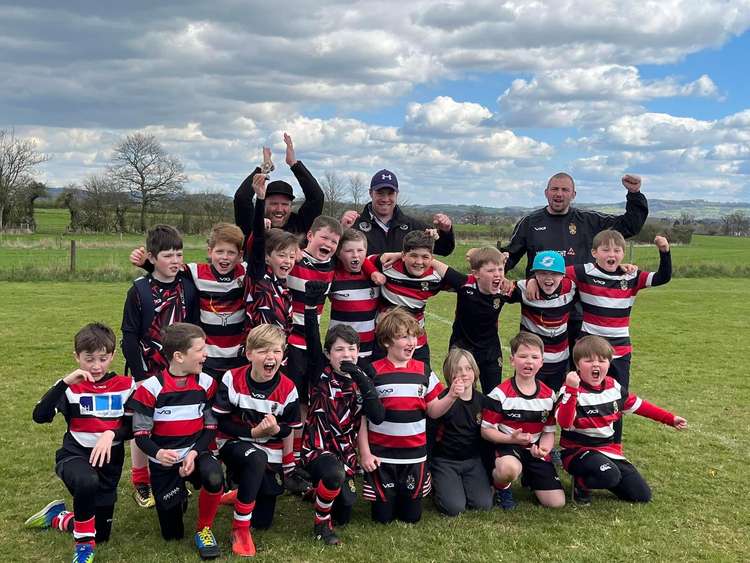 It's all cheers for the Frome RFC U9's at the North Dorset RFC Festival