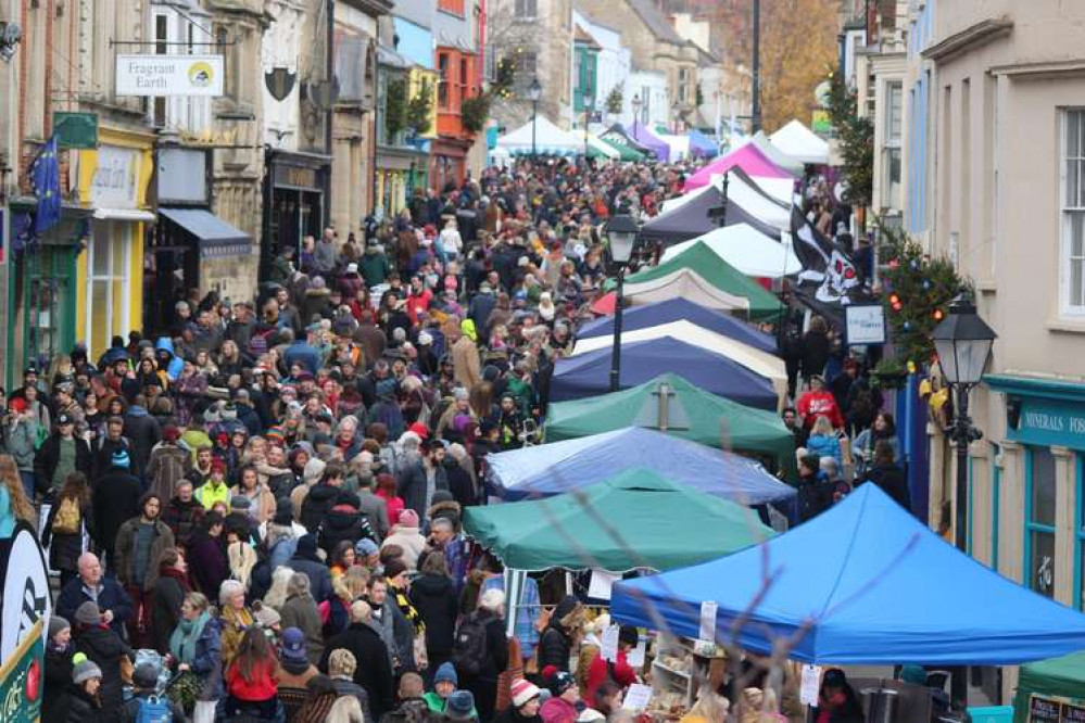 The Frost Fayre in taking place in Glastonbury on Saturday