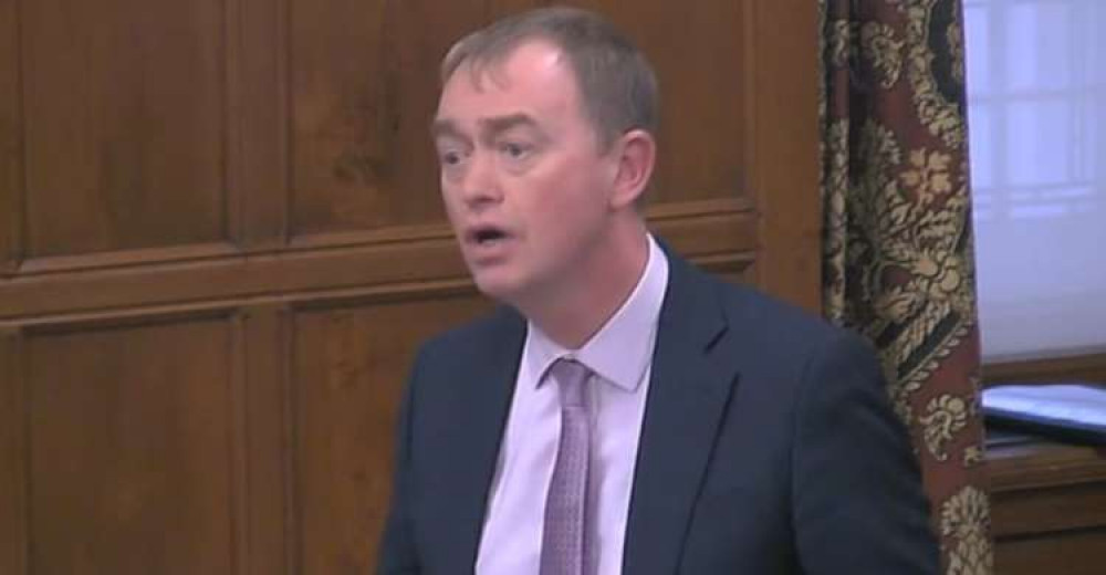 Former Lib Dem Leader Tim Farron MP, Speaking In Westminster Hall On January 6. CREDIT: Houses Of Parliament. Free to use for all BBC wire partners.