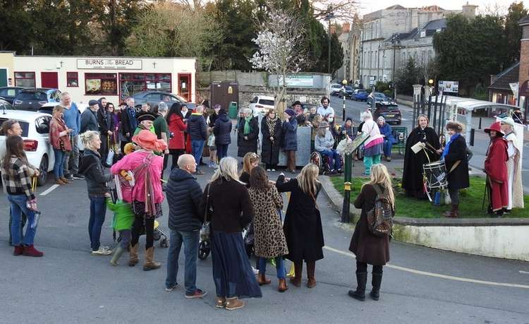 Gathering for the vigil. Picture by Micheal White