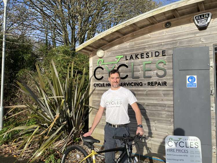 Shaun Gimbert, owner of Lakeside Cycles.