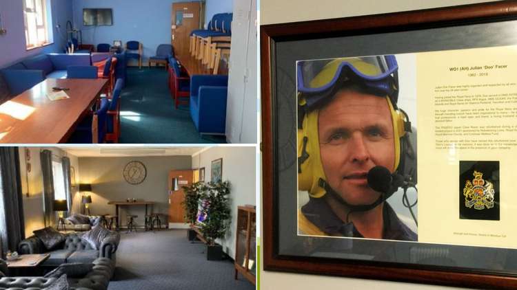 A crew room has been dedicated to Julian "Doo" Facer.