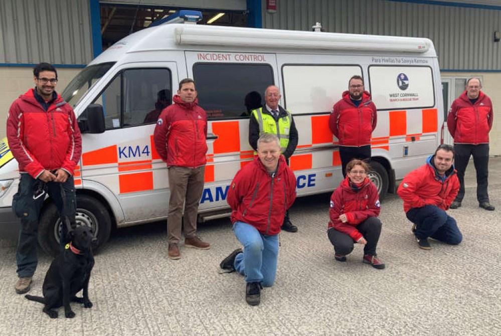 West Cornwall Search and Rescue team.