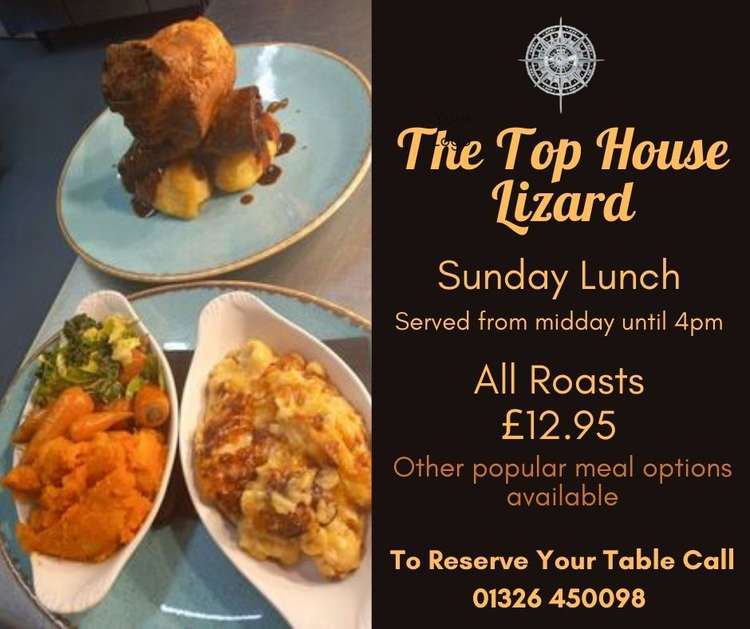 Grab a Sunday Roast this weekend at The Top House.