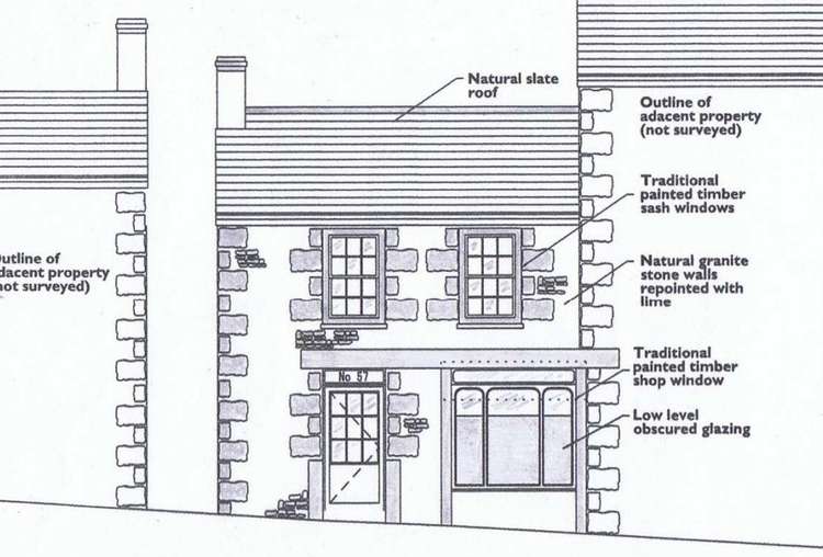 The plans to change Bumble Bee Accountancy back into residential use.