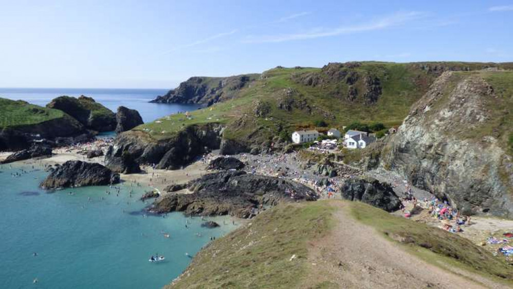 Council leader Linda Taylor has had her say on covid grants. Picture of Kynance Cove.