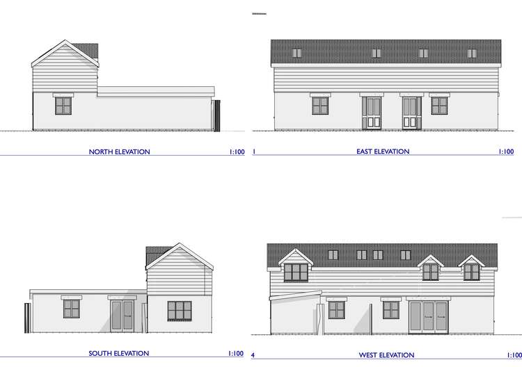 The proposed holiday units at Zoar Campsite.