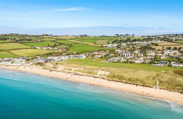 The beach at Praa Sands.