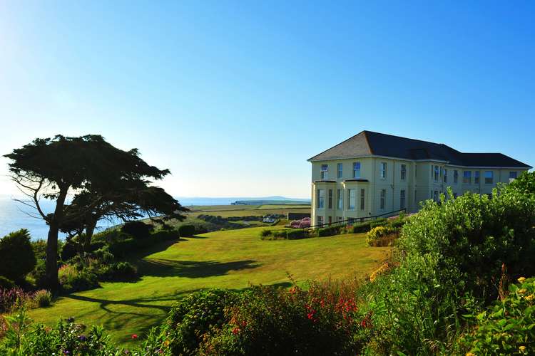 Outside Polurrian on the Lizard. The hotel has been acquired by Andrew Long.