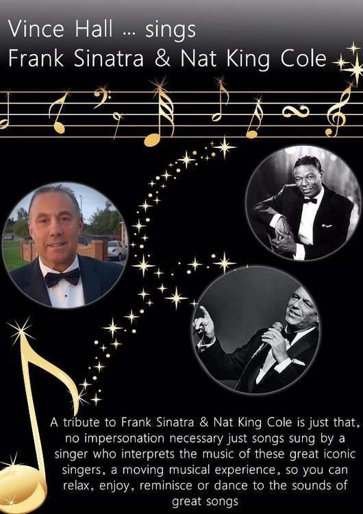 Vince Hall sings Frank Sinatra and Nat King Cole at Polurrian on the Lizard.