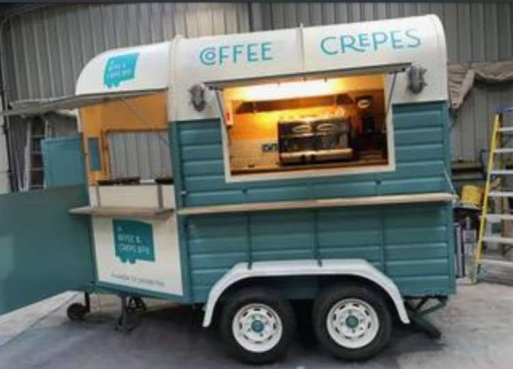 The Coffee and Crepe Box which has been granted a street trading licence to operate in Lelant.