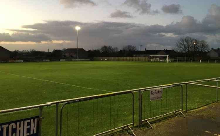 Helston AFC in action this week.