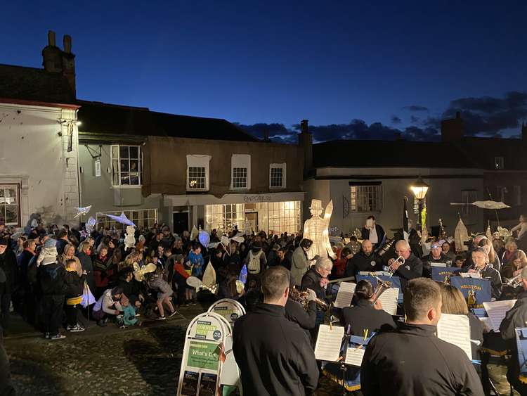 The Helston community pack out the streets for St Piran's Day.