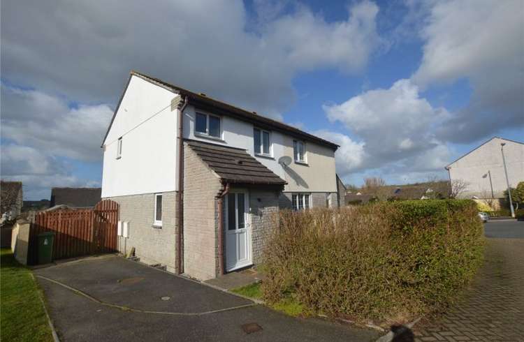 The front of the property on Nanscober Place. Shared by Bradleys Estate Agents Helston.