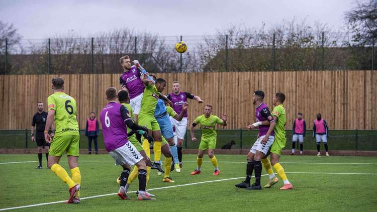 Hitchin Town lost 2-1 to Barwell at Kirkby Road on Saturday. CREDIT: Peter Else